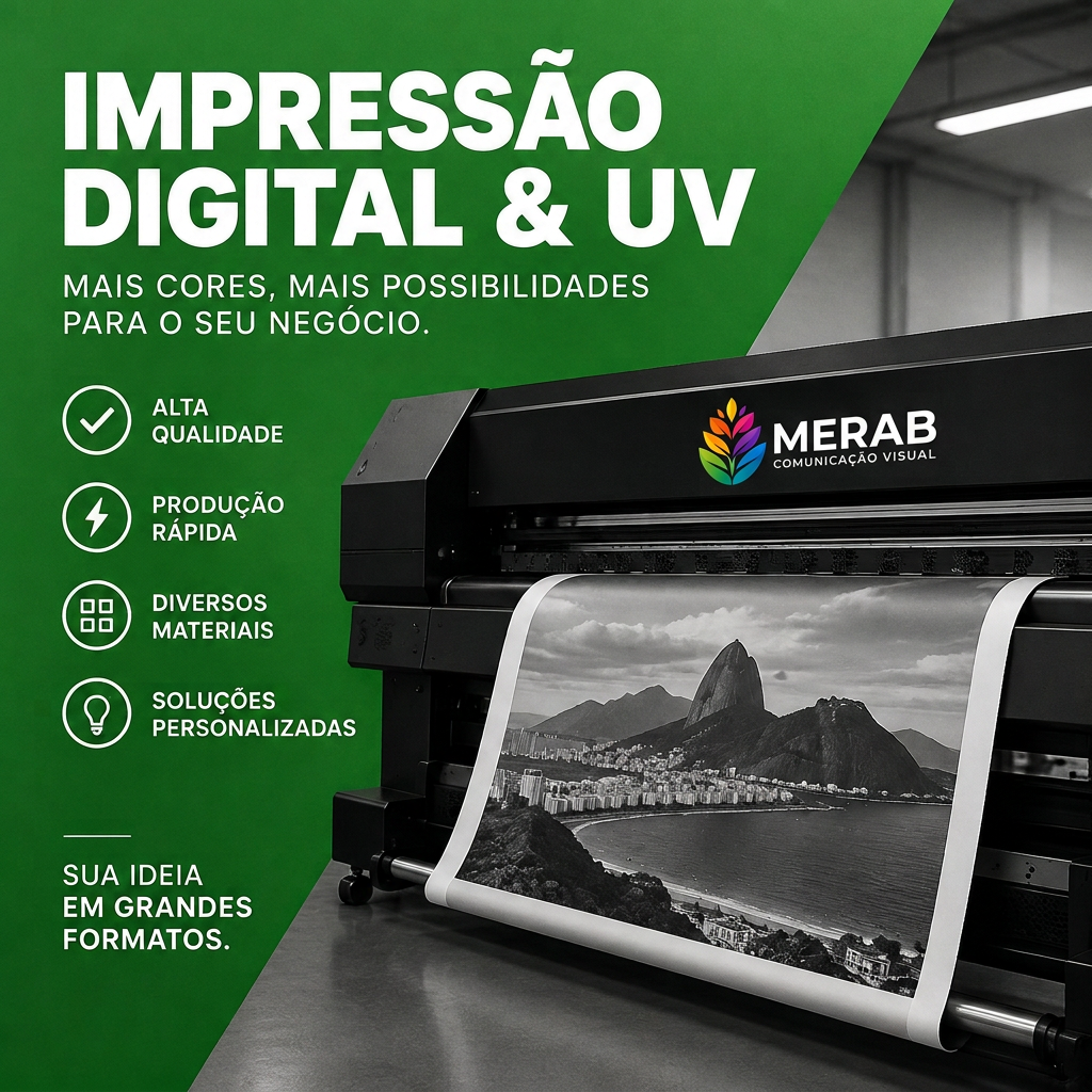Impressão Digital e UV