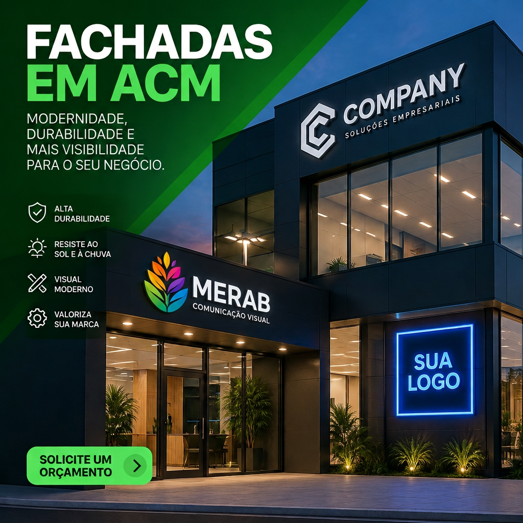 Fachadas em ACM